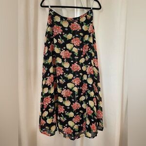 Laura Ashley Vintage Floral Maxi Skirt